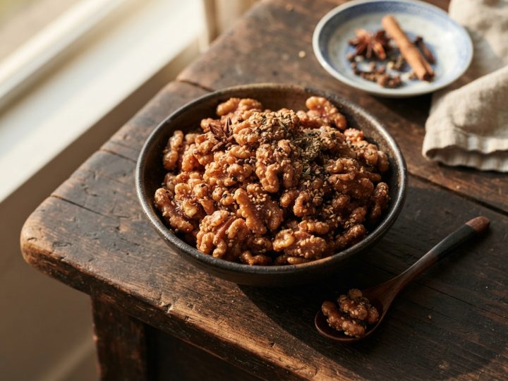Chinese Five-Spice Candied Walnuts recipe