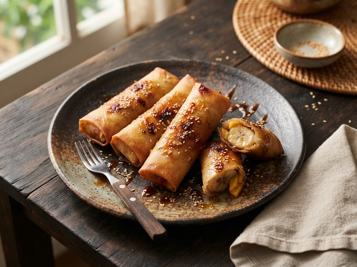 Filipino Banana Turon recipe