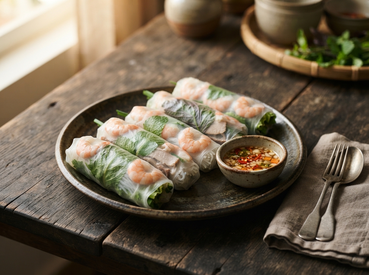 Vietnamese Fresh Spring Rolls recipe