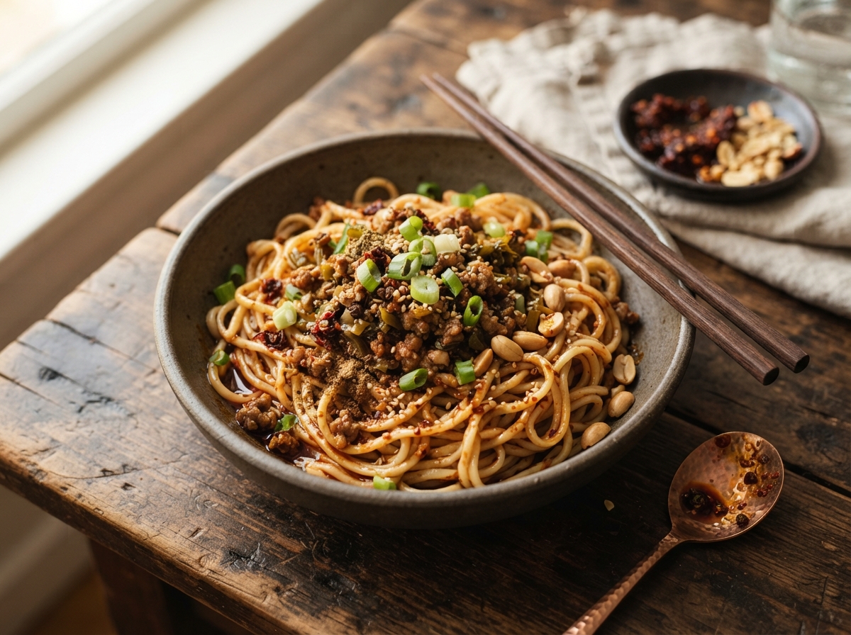 Dan Dan Noodles recipe