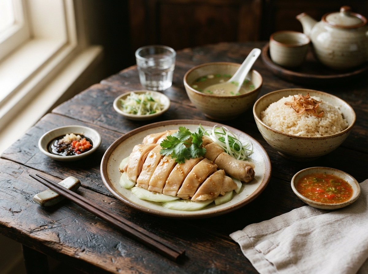 Hainanese Chicken Rice recipe